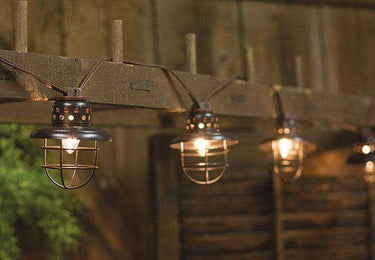 Black Lantern Light Strand, 10 ct. - The Fox Decor